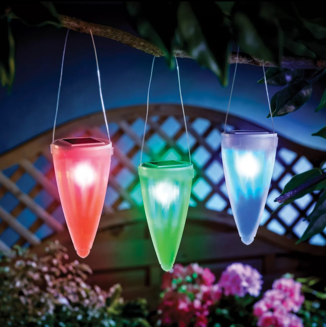 3-Way Solar Garden Lights