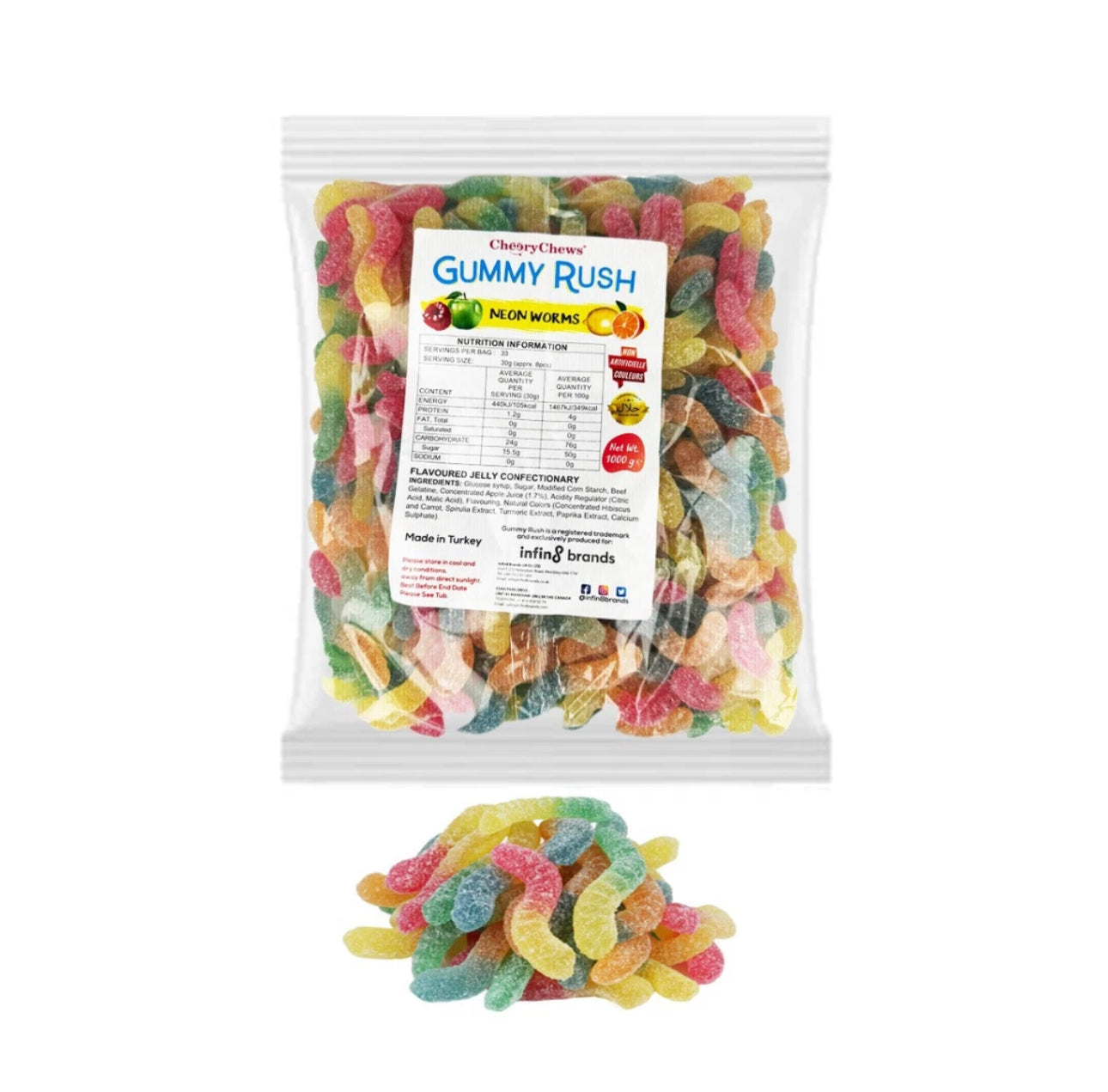 Gummy Rush Assorted 1kg