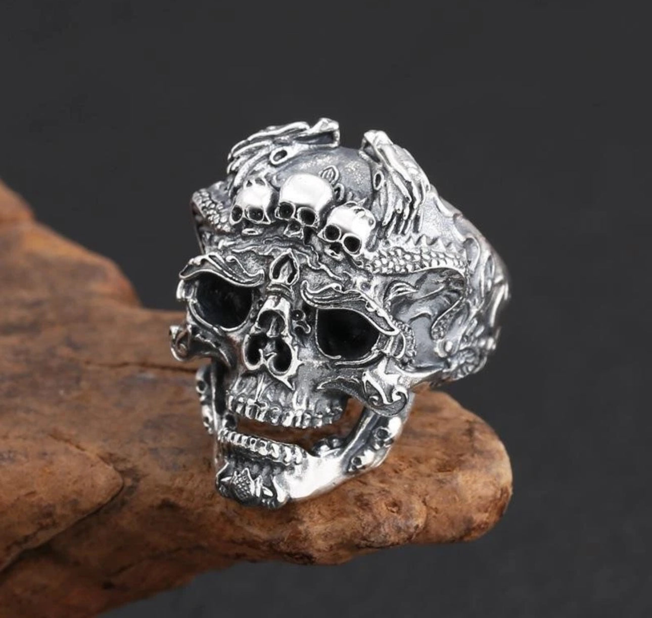 Skull Knuckle Ring