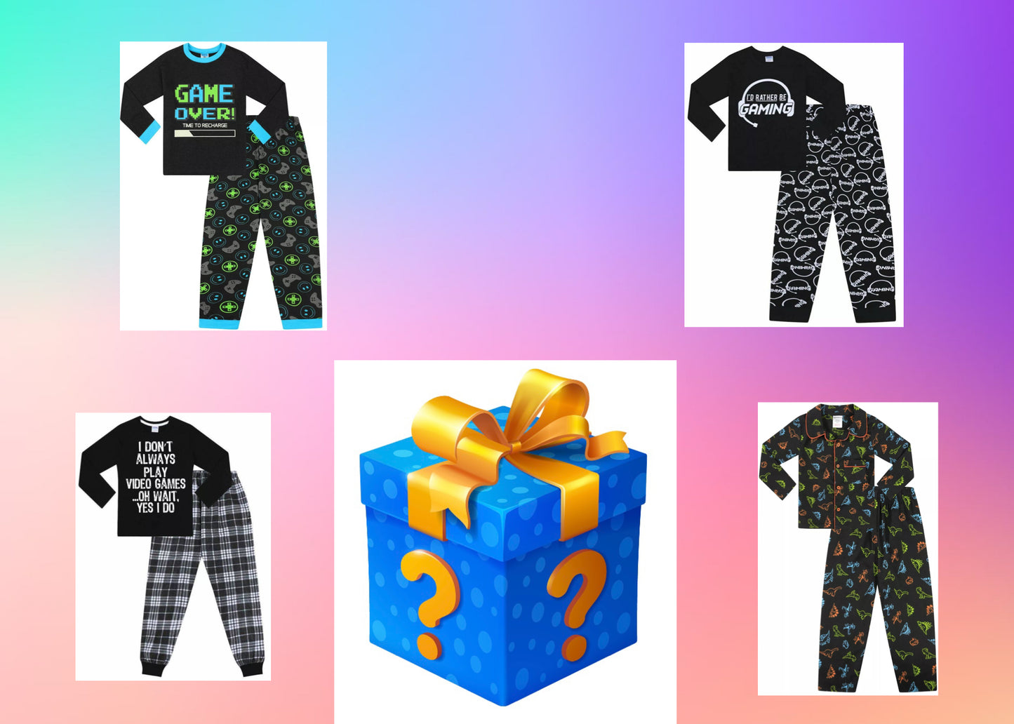 Boys Long Pyjamas Lucky Dip
