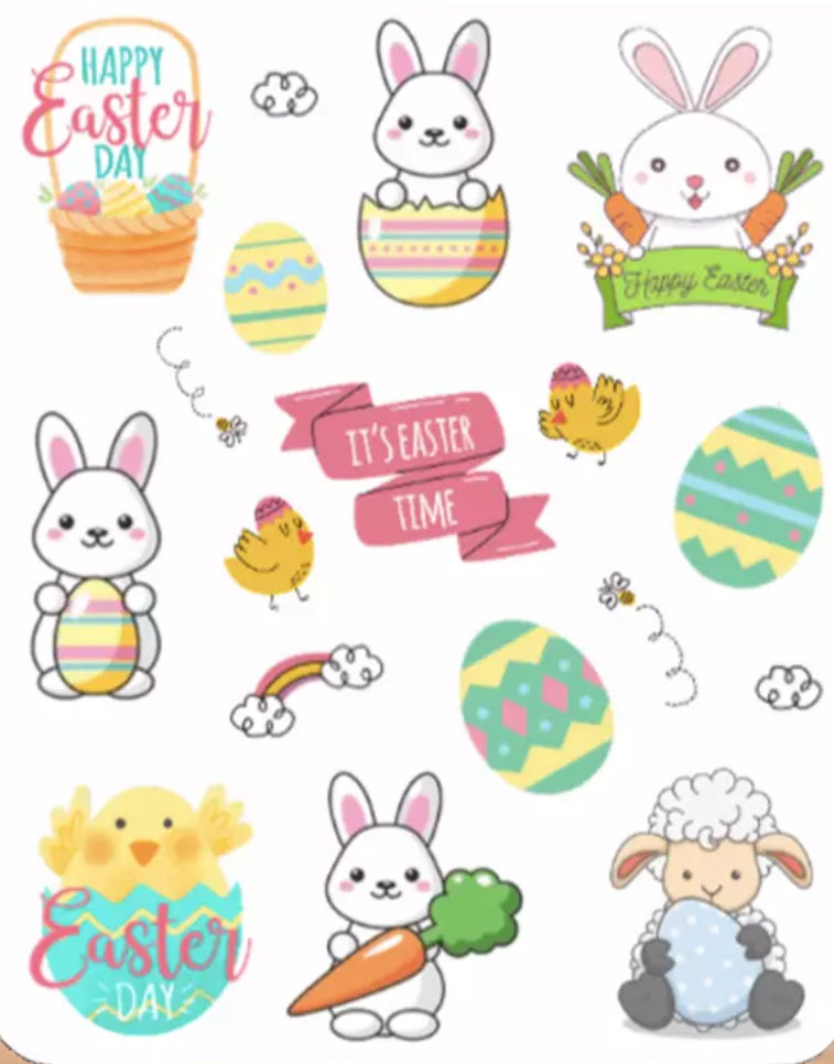 5pk Easter Scratch Art Magnets + Sticker Sheet + Washi Tape