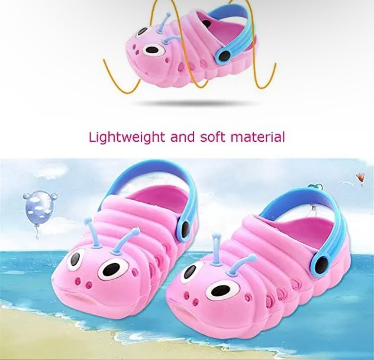 Children’s Caterpillar Clogs