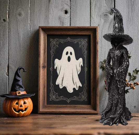 Resin Witch Statue