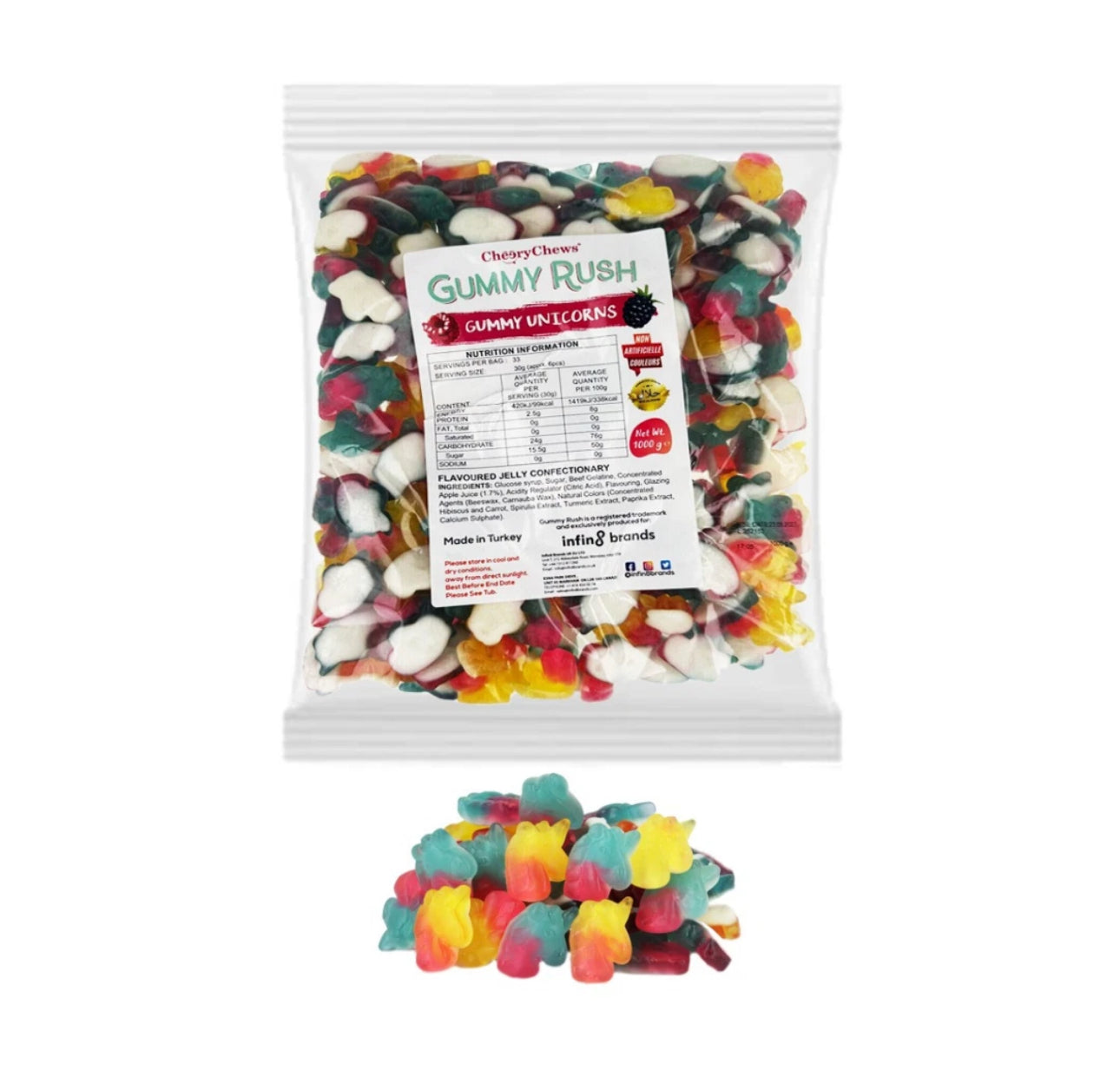 Gummy Rush Assorted 1kg