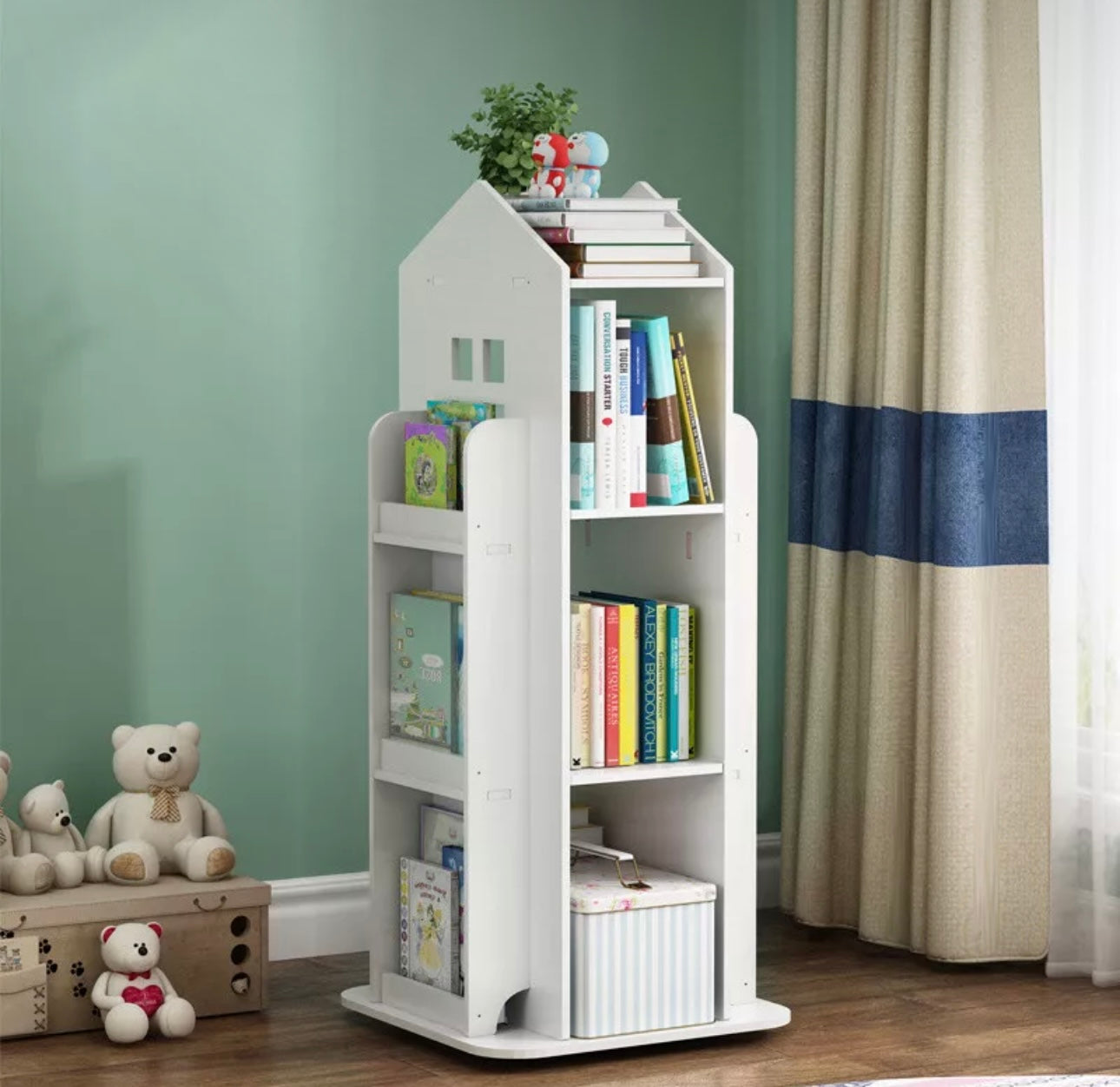 Rotating Castle Book Shelving Unit