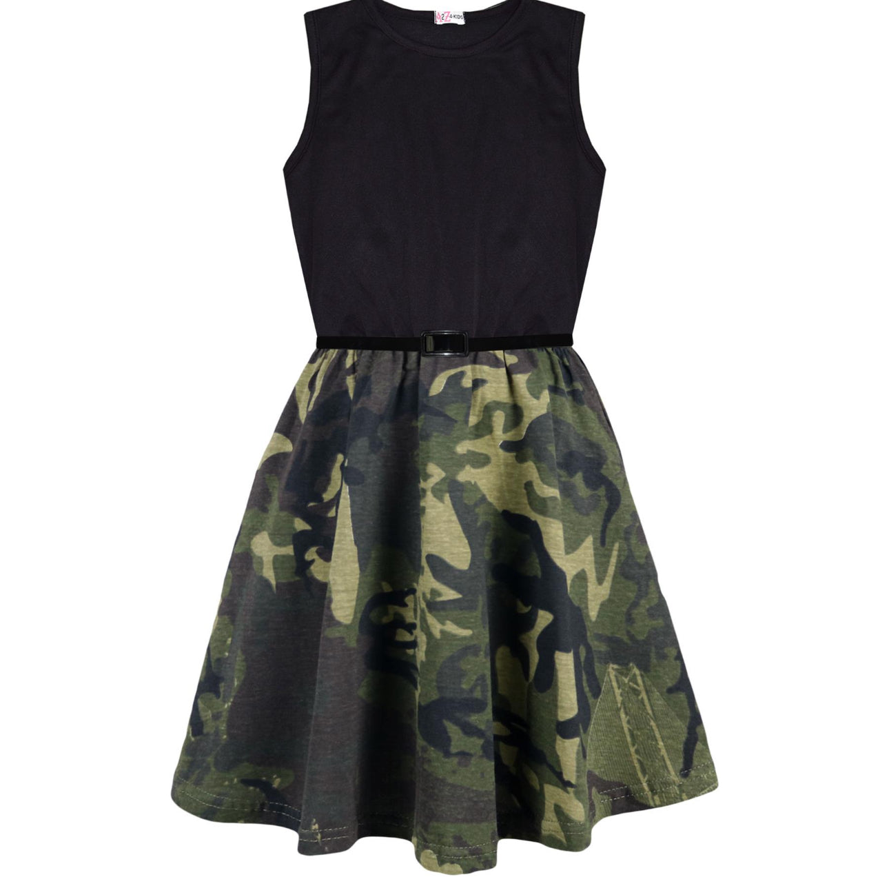 Girls Camo Skater Dress