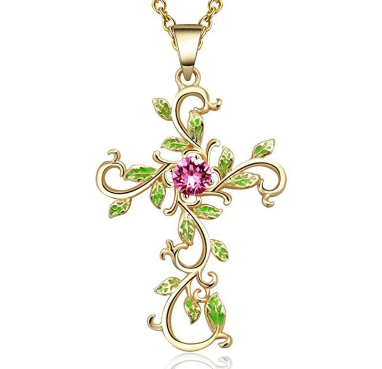 Stunning Rose Cross