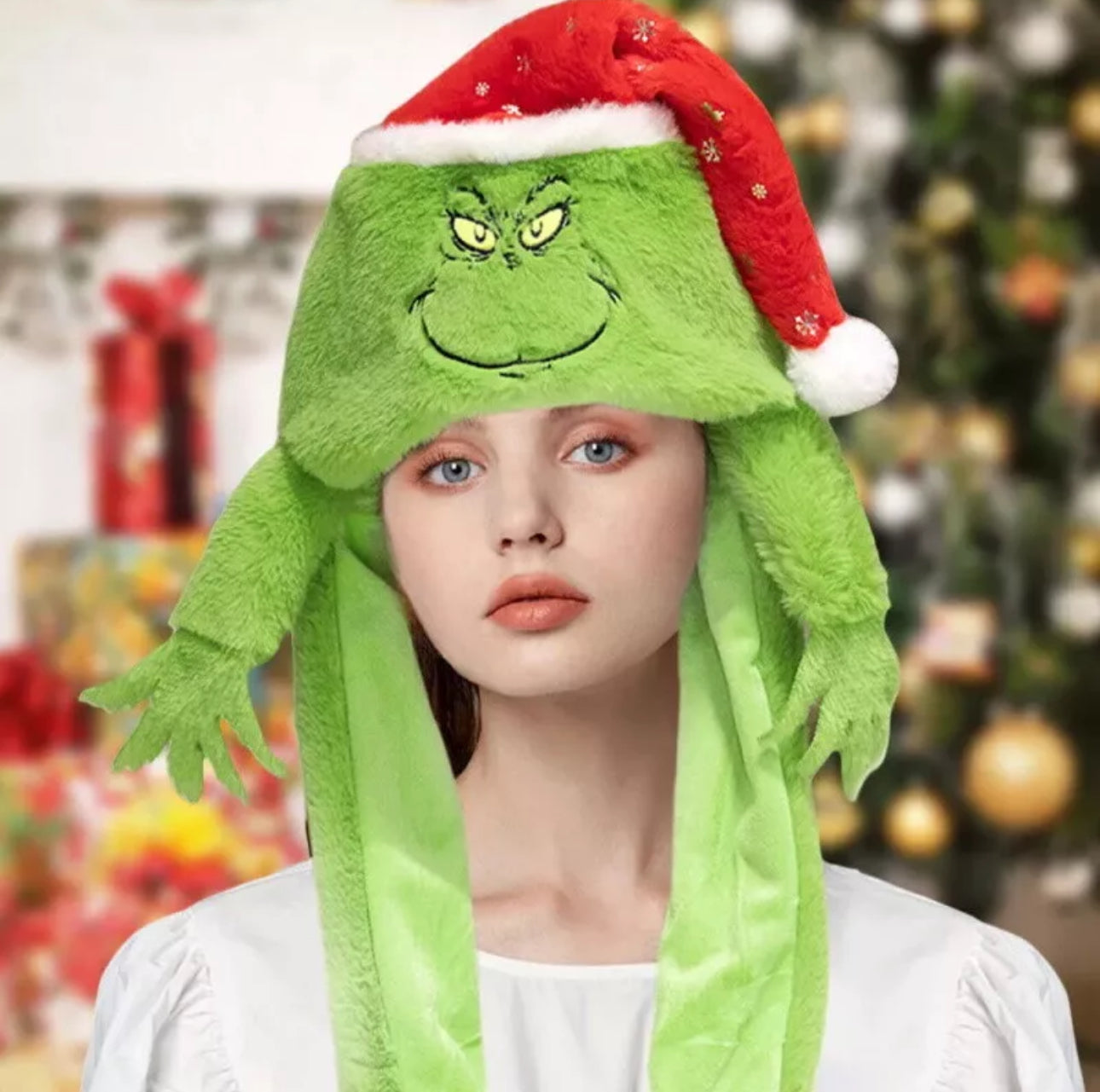 Plush Festive Moving Parts Hat