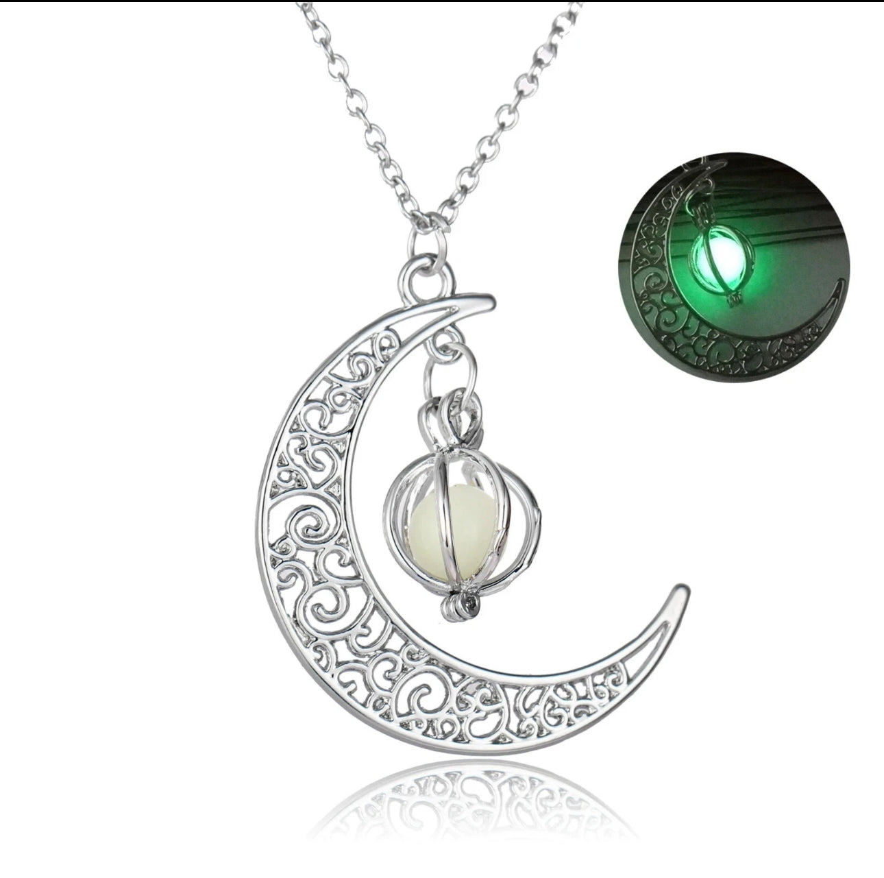 Halloween Pumpkin Night Glow Necklace