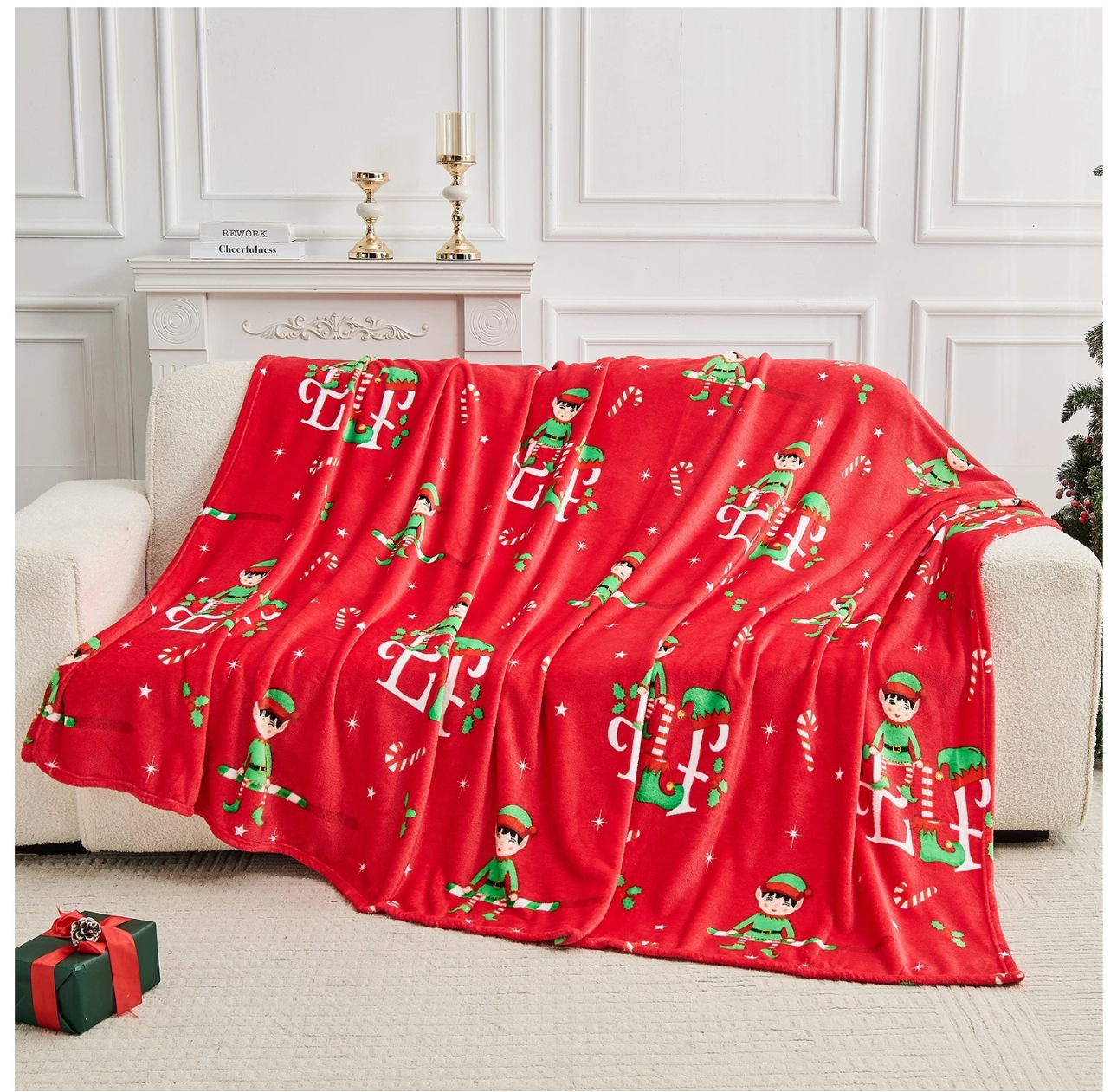 Christmas Fleece Throw