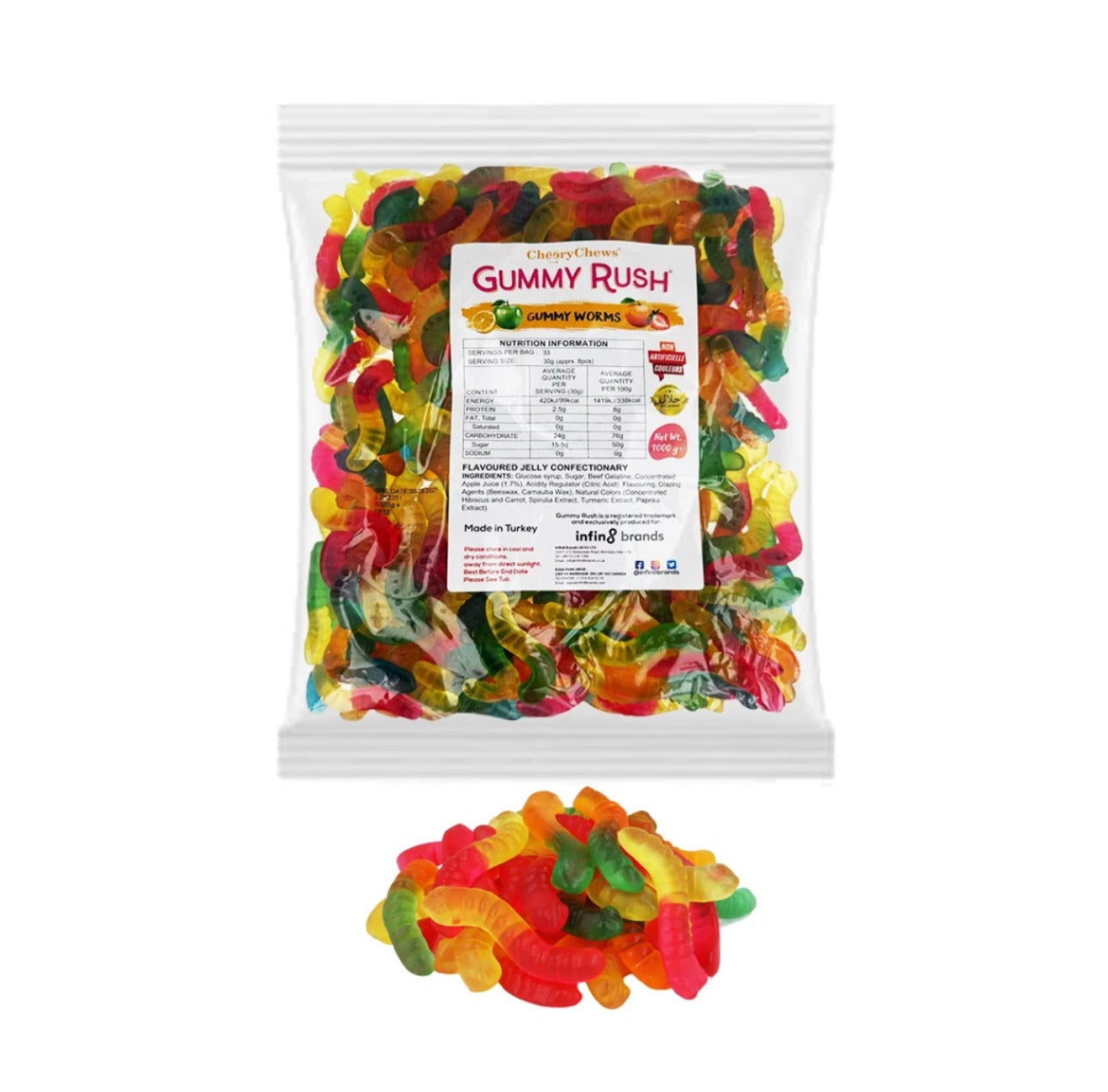 Gummy Rush Assorted 1kg