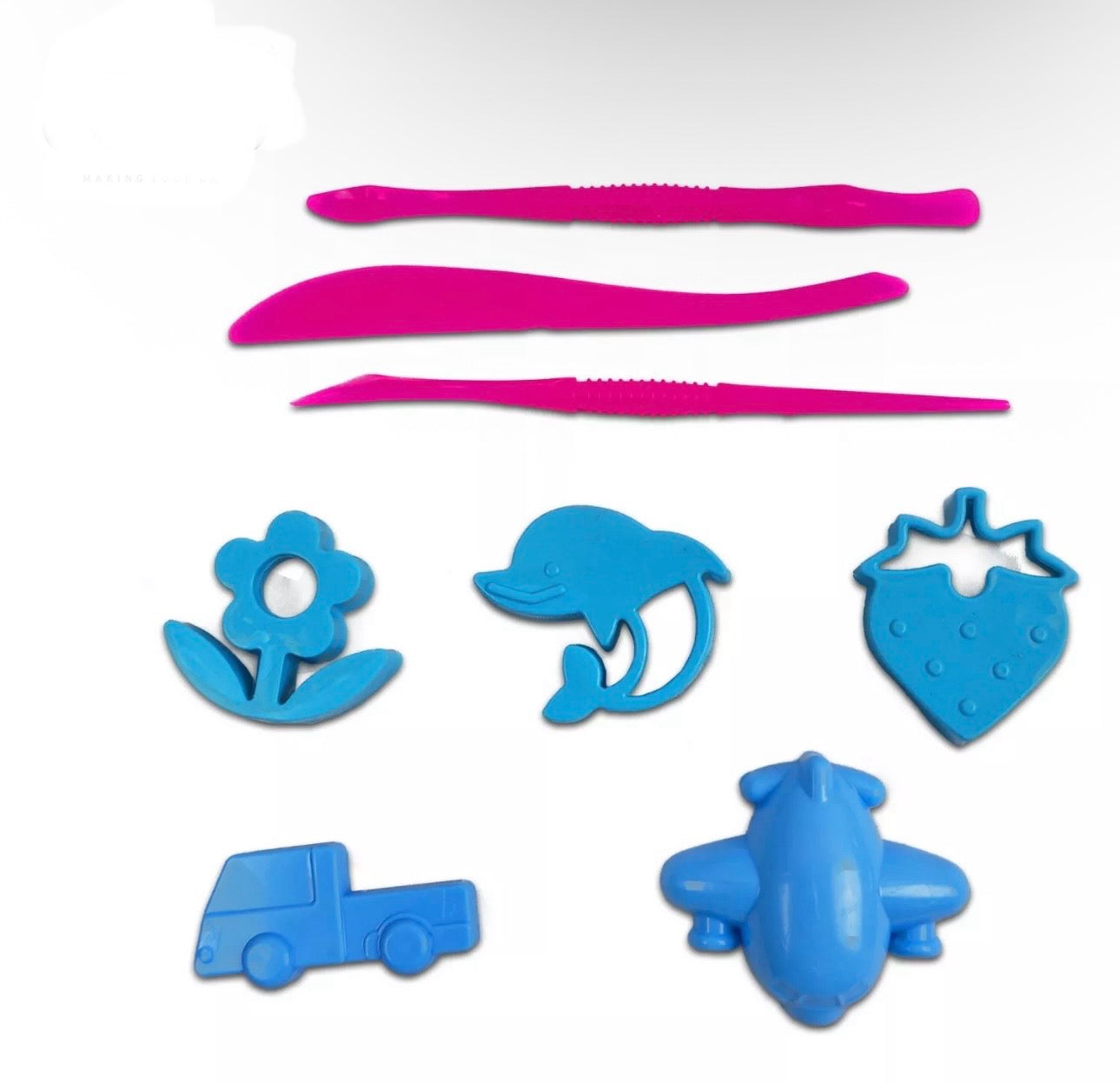 24pk Super Soft Air Dry Modelling Clay Kit
