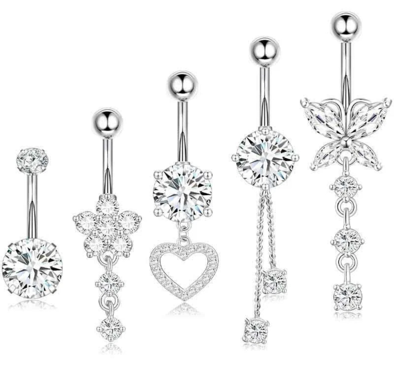 Assorted Belly Bar Jewellery