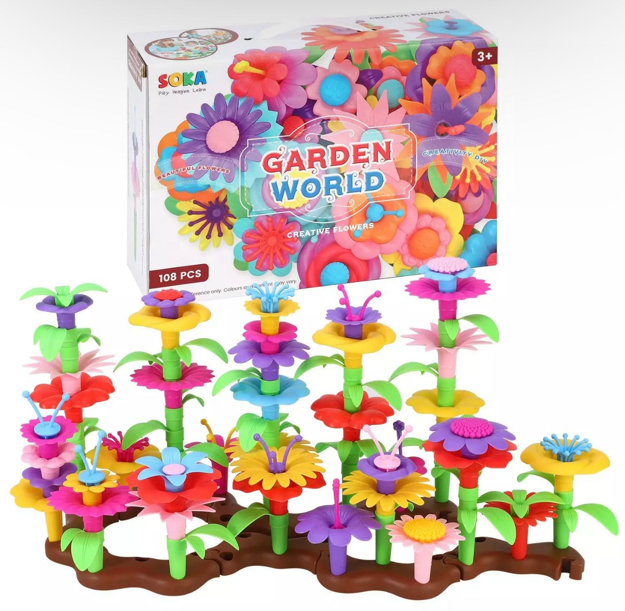 108pcs Garden World Creative