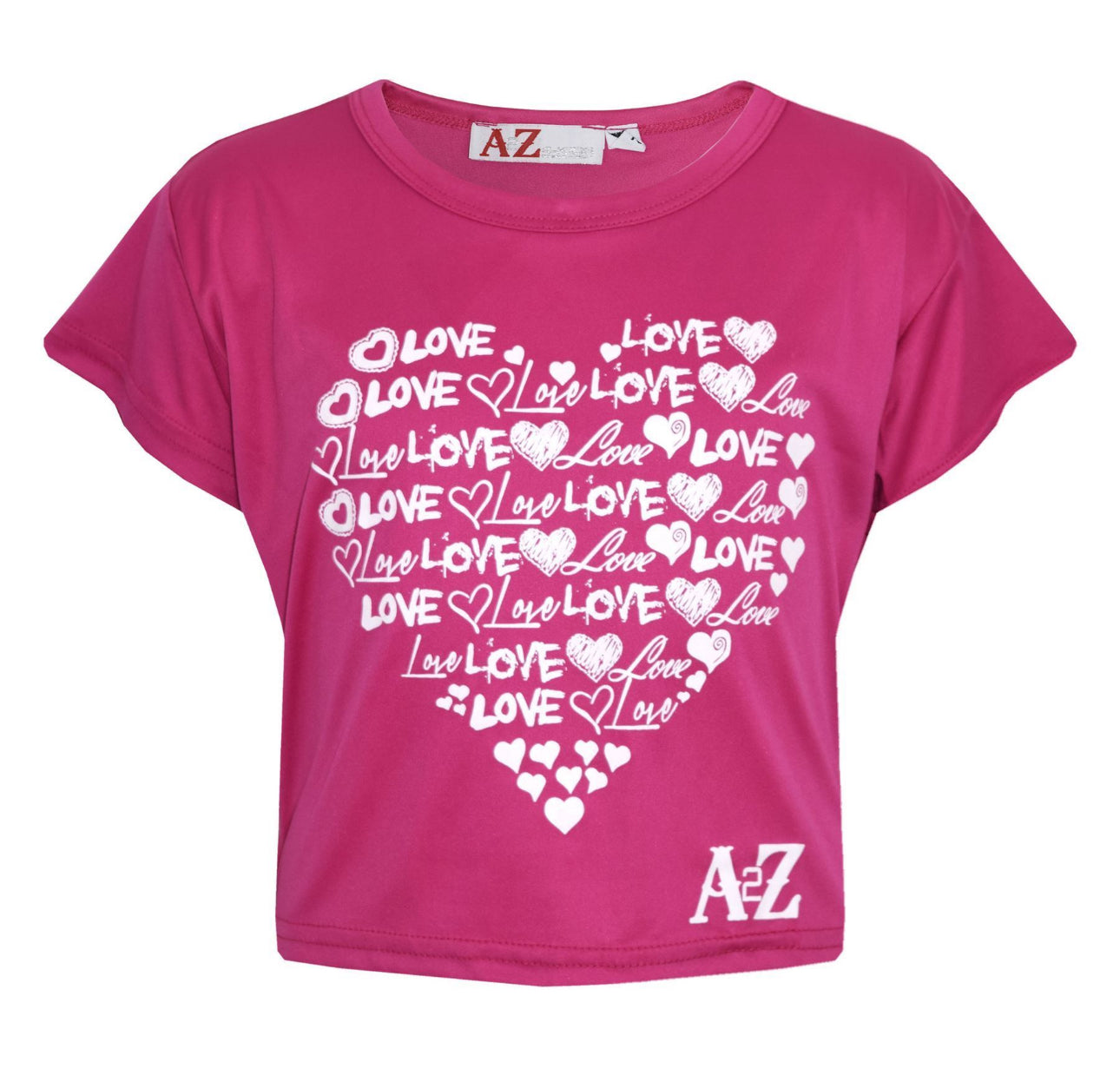 Girls Love Crop T-Shirt