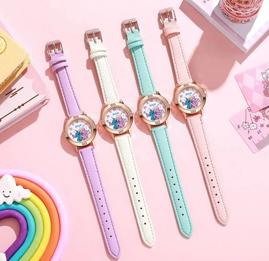Kids Pink & Blue Alien Friends Watch