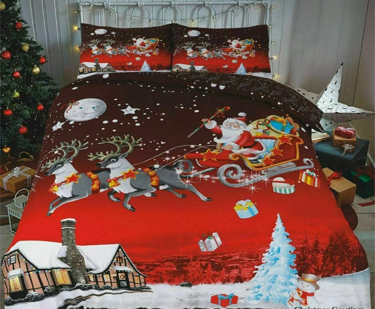 Christmas Greetings KING Size Duvet Set