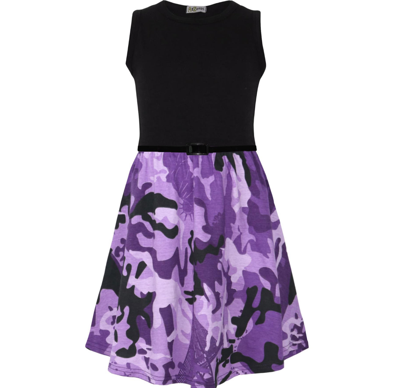 Girls Camo Skater Dress