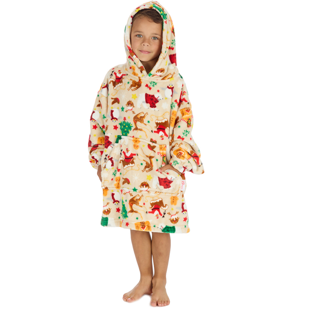 Kids Oversized Christmas Hoodie