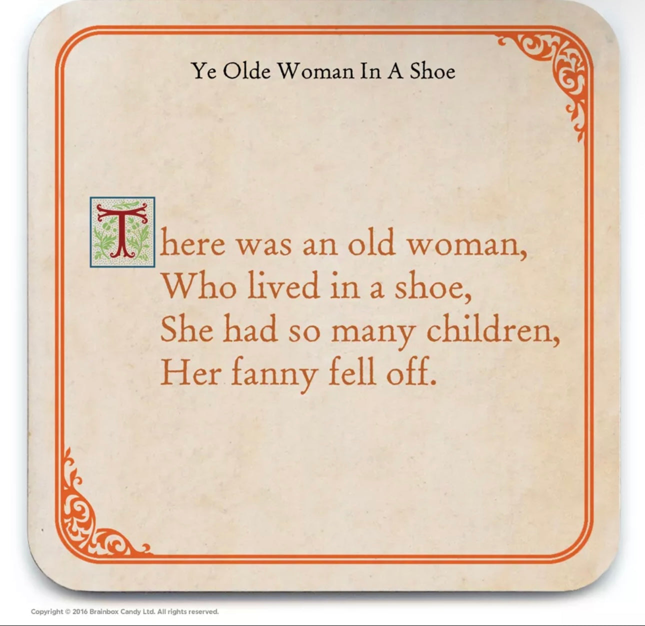 Naughty Nursery Rhyme Coasters