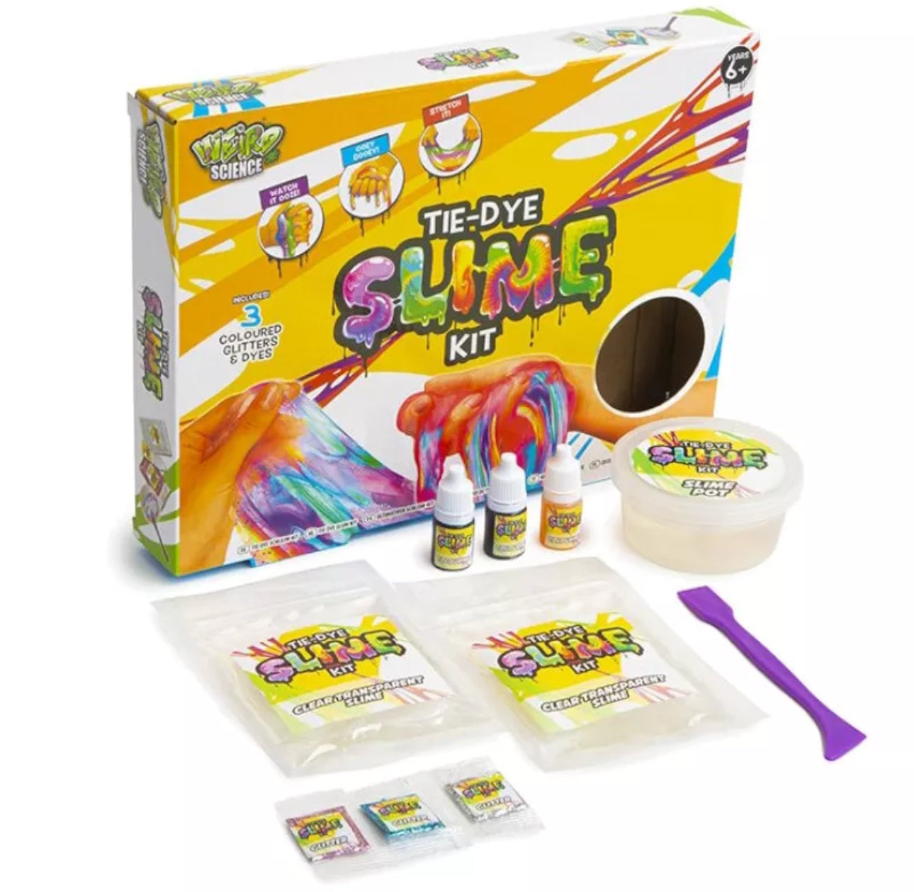 Rainbow Tie - Dye Slime Kit