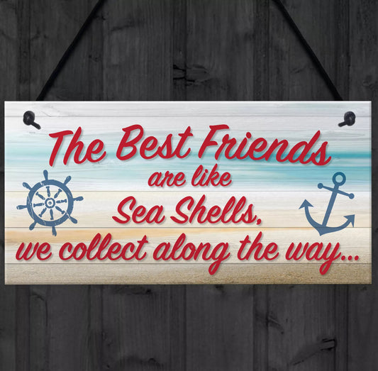 Nautical Themed Best Friends Plaque
