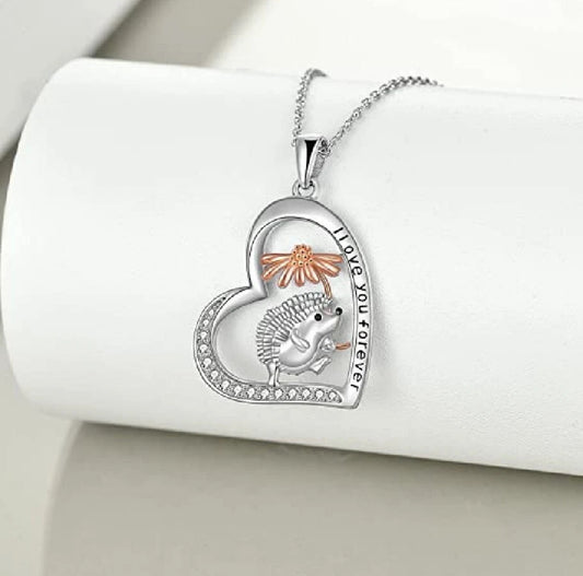 Hedgehog Love You Forever Necklace