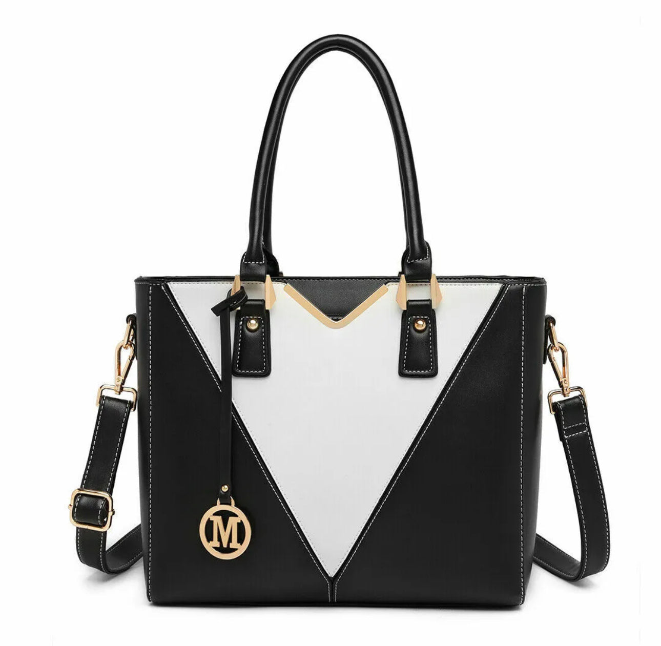 Stylish V-Shape Tote Bag