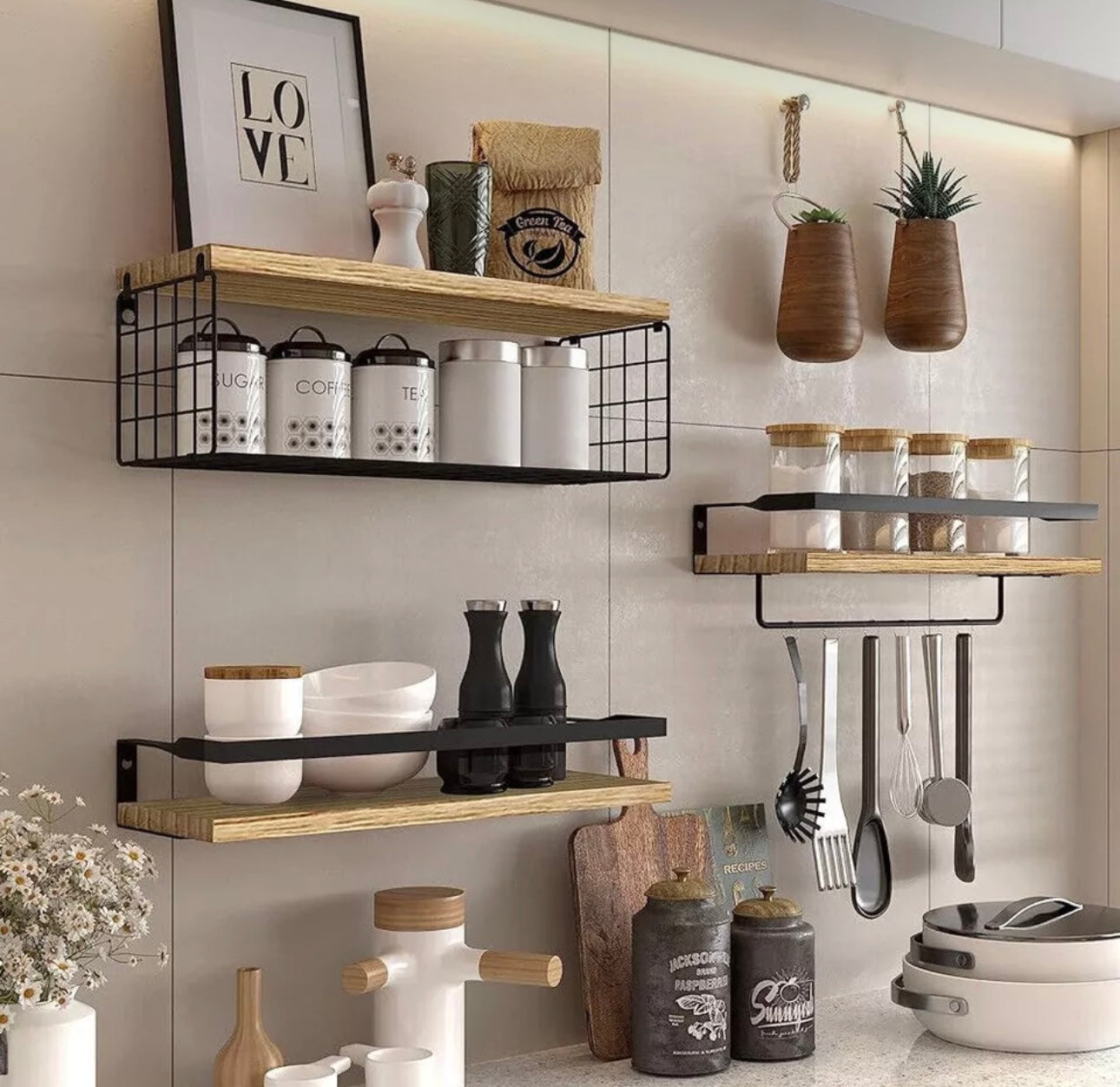 Set of 3 Floating Shelves