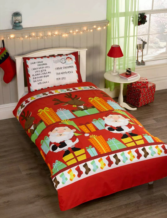 Single Letter To Santa Bedding Set