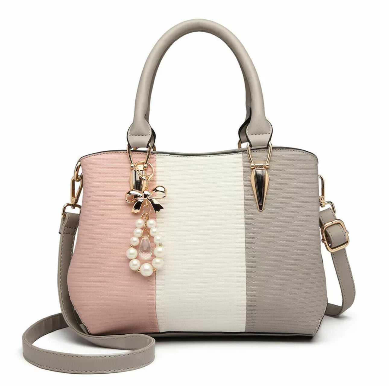 Elegant Faux Leather Shoulder Bag