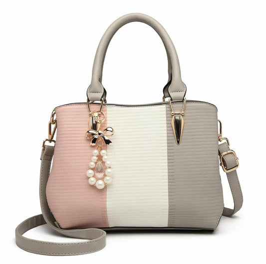 Elegant Faux Leather Shoulder Bag