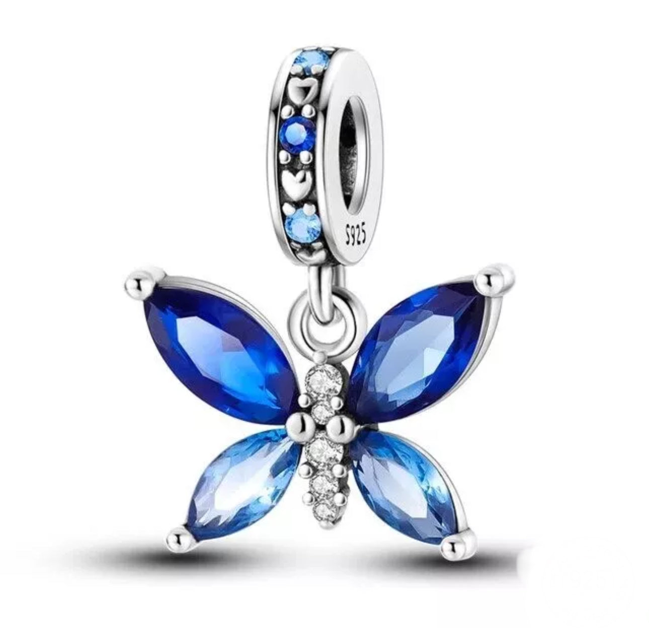 Blue Butterfly Charm