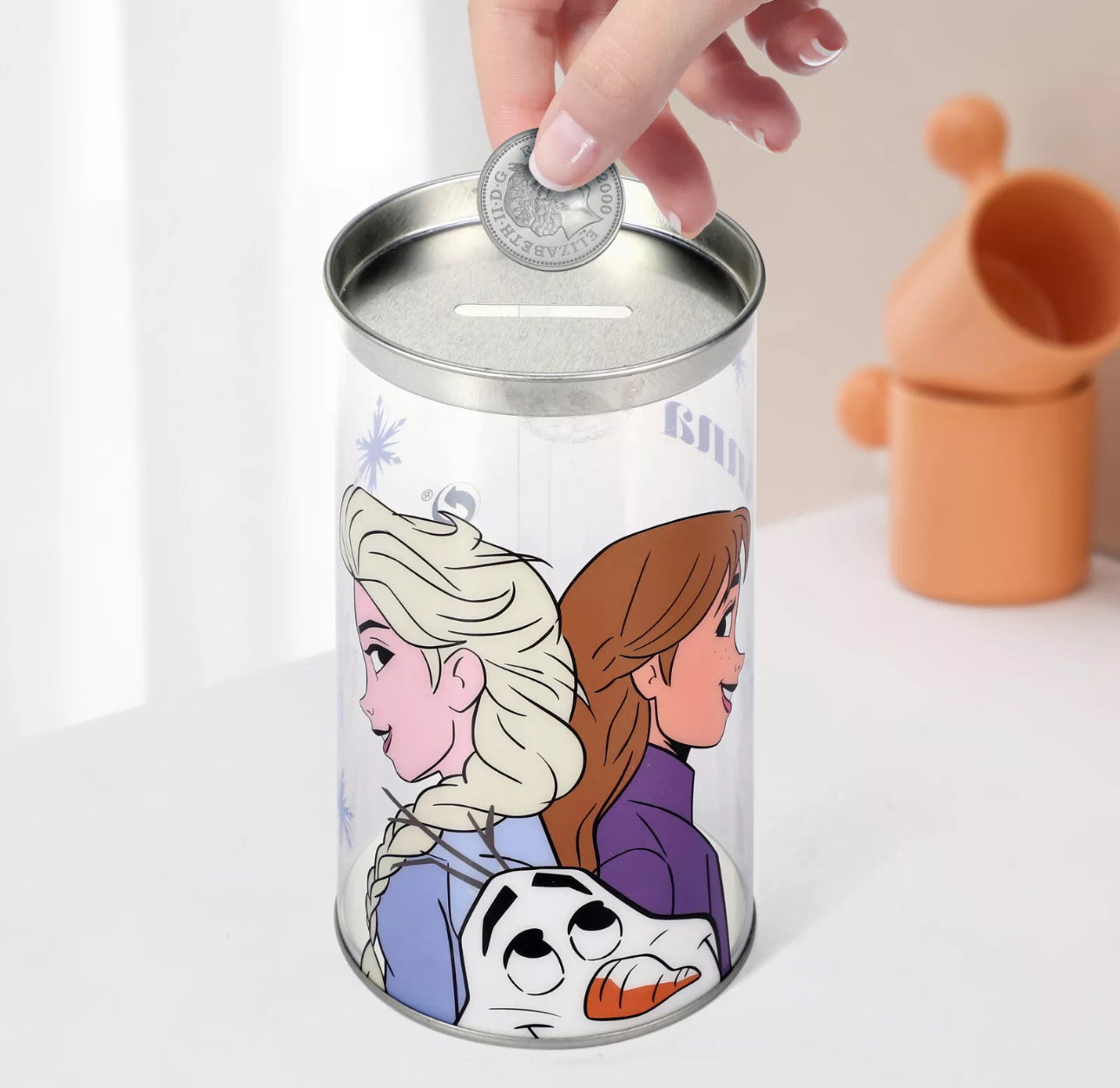 4 Pairs Ice Princess Socks Inside Money Bank