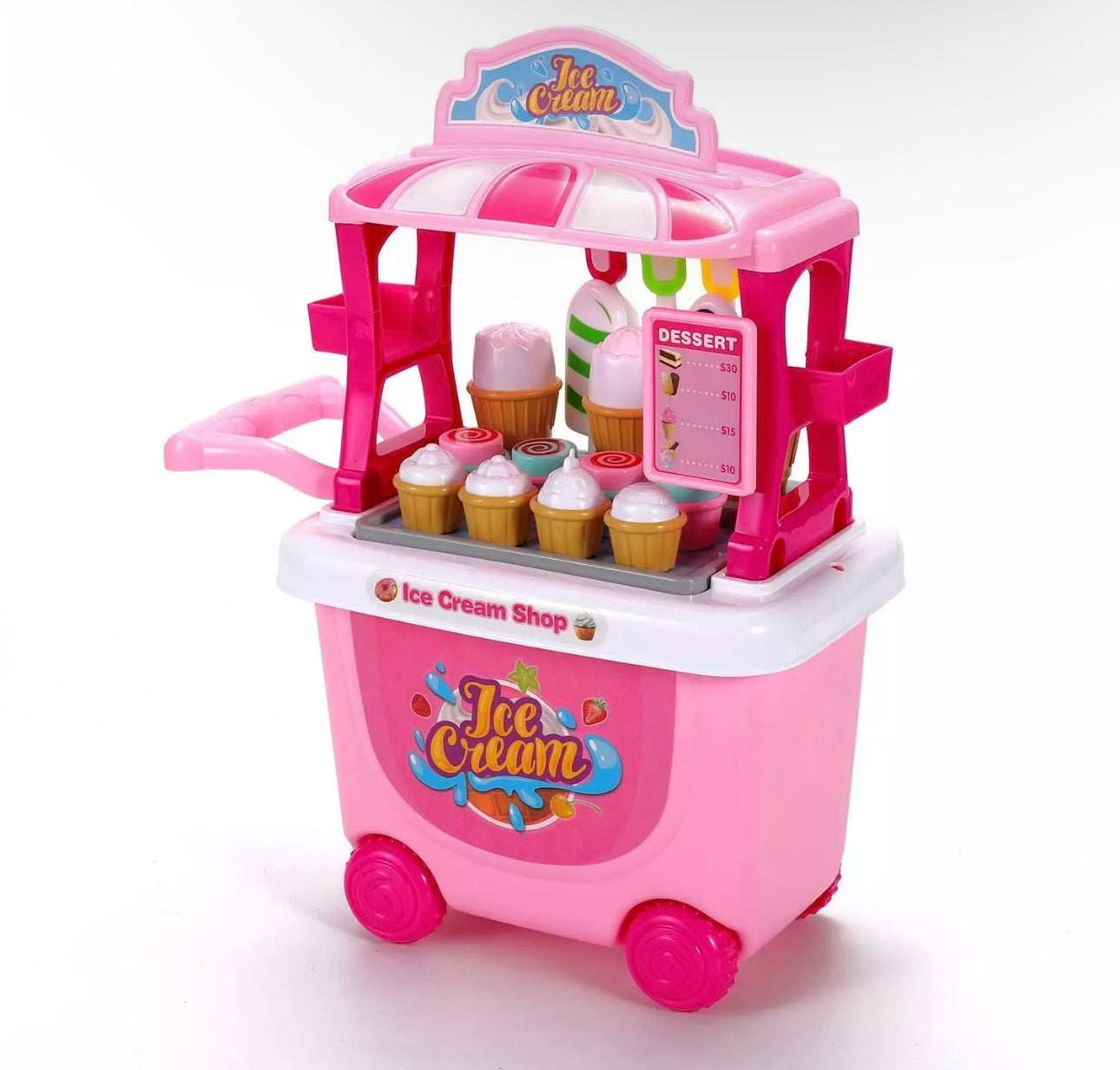 27pc Ice Cream Trolley