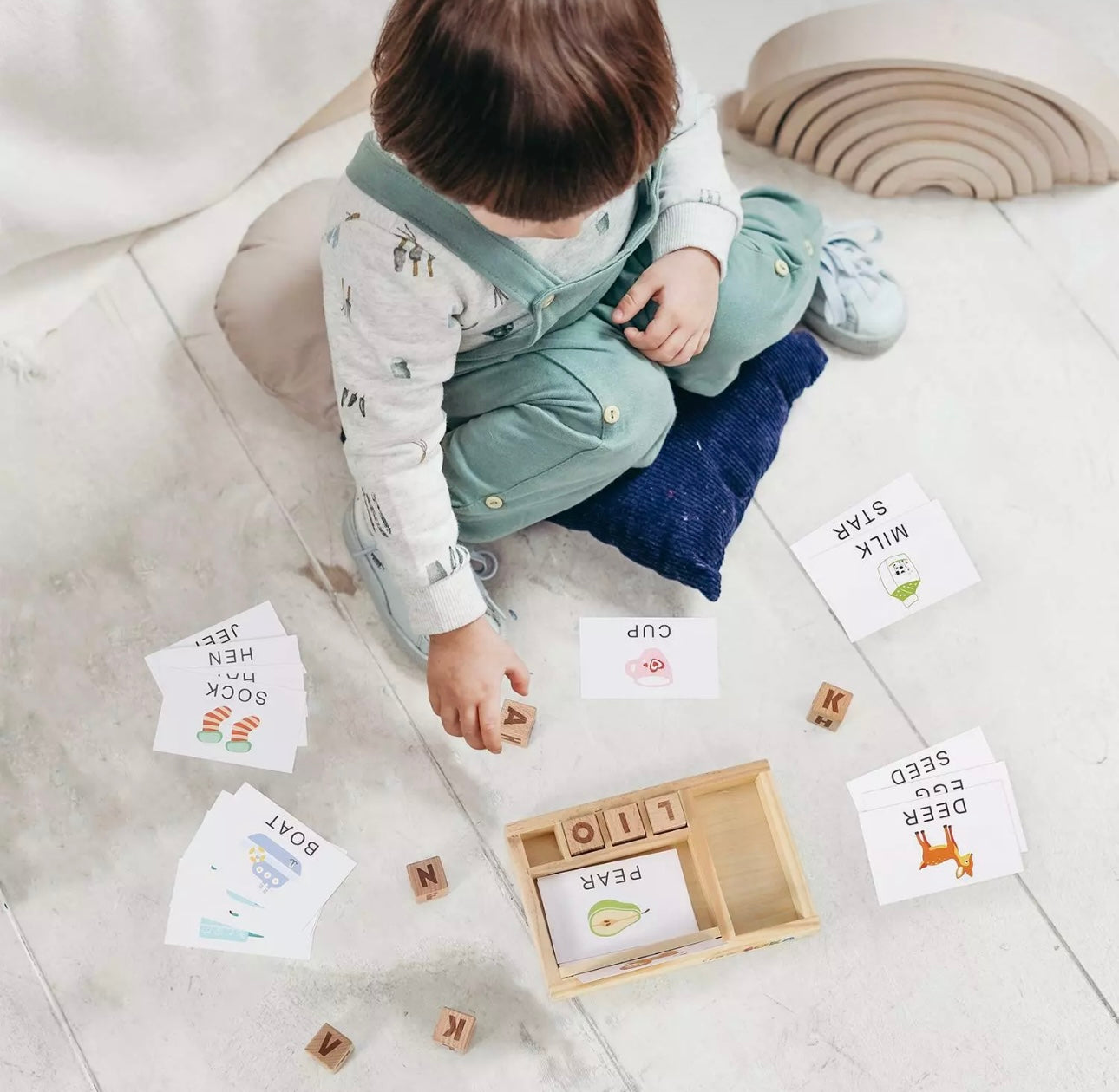 Wooden Spelling Game