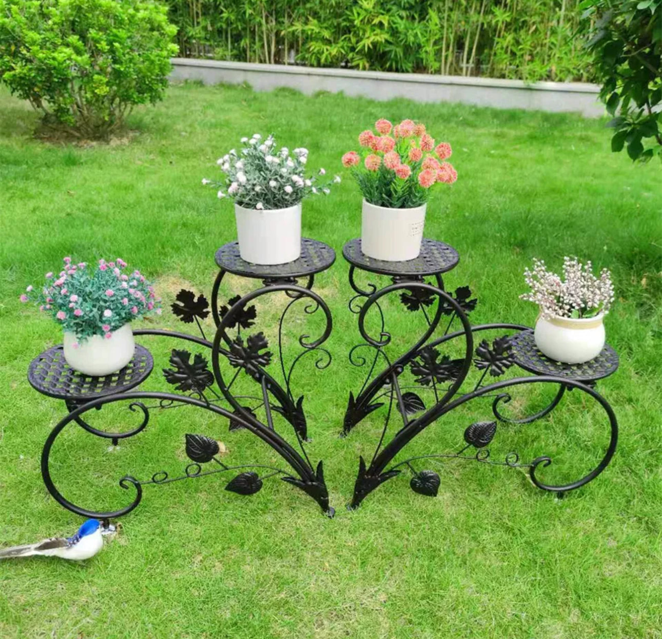 4 Tier Metal Planter Stand