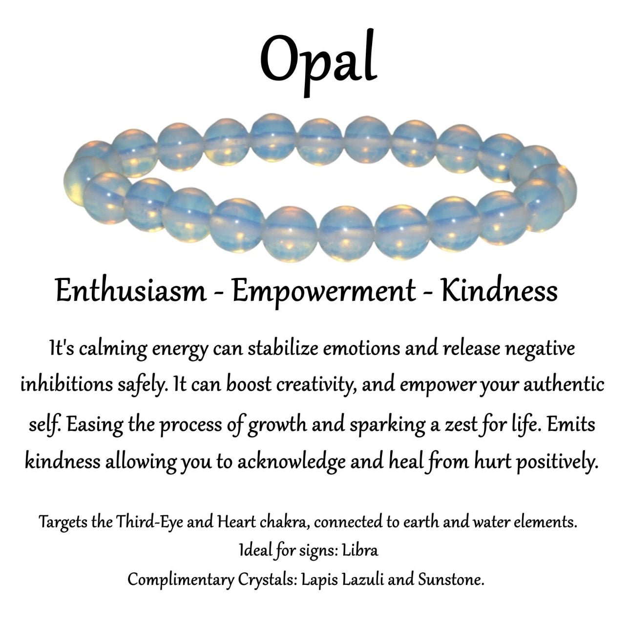 Chakra Healing Crystal Bracelets