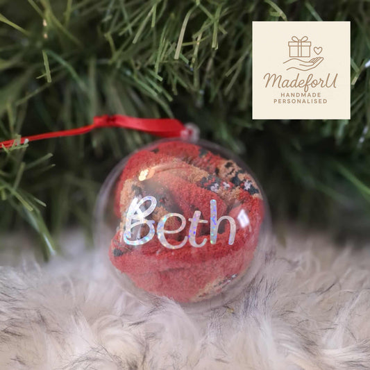 Personalised Children’s Christmas Sock Bauble