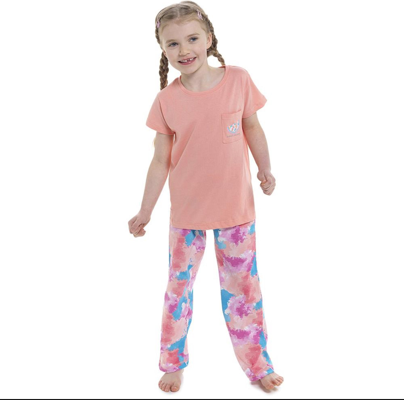 Girls Short Sleeve Pyjamas