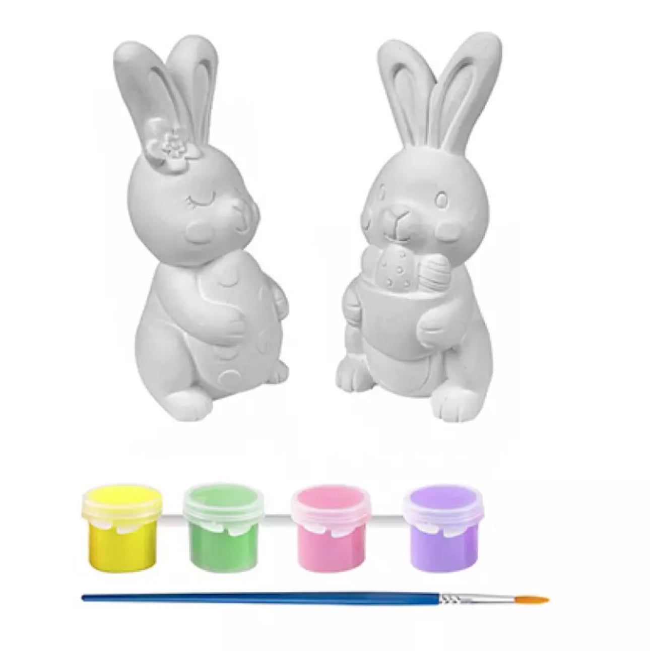 Set of 2 Paint Your Own Easter Bunnies