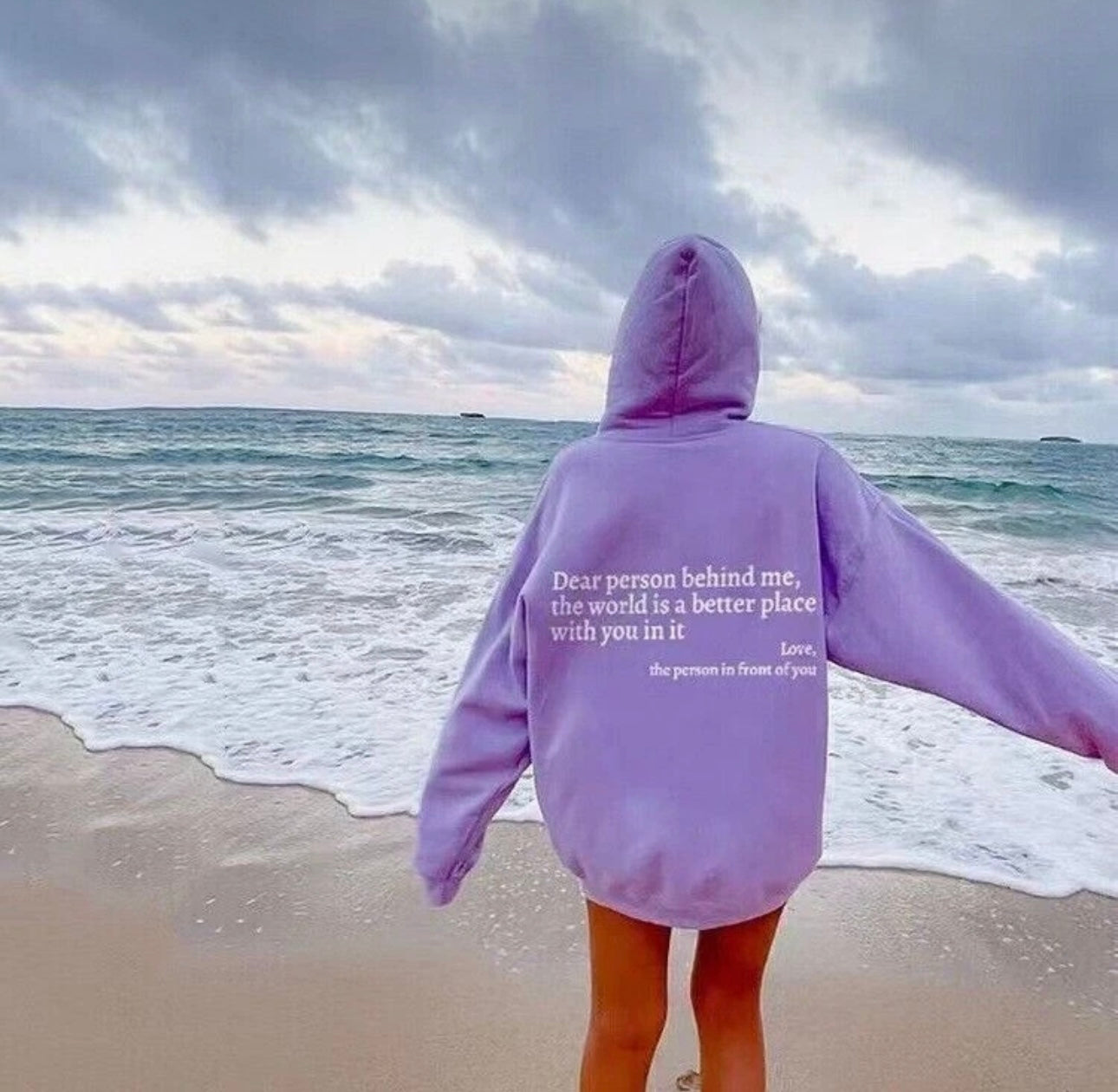 Dear Person Behind Me Hoodie - Ladies