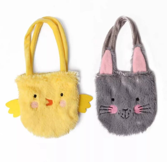 Plush Easter Egg Hunt Treat Bags