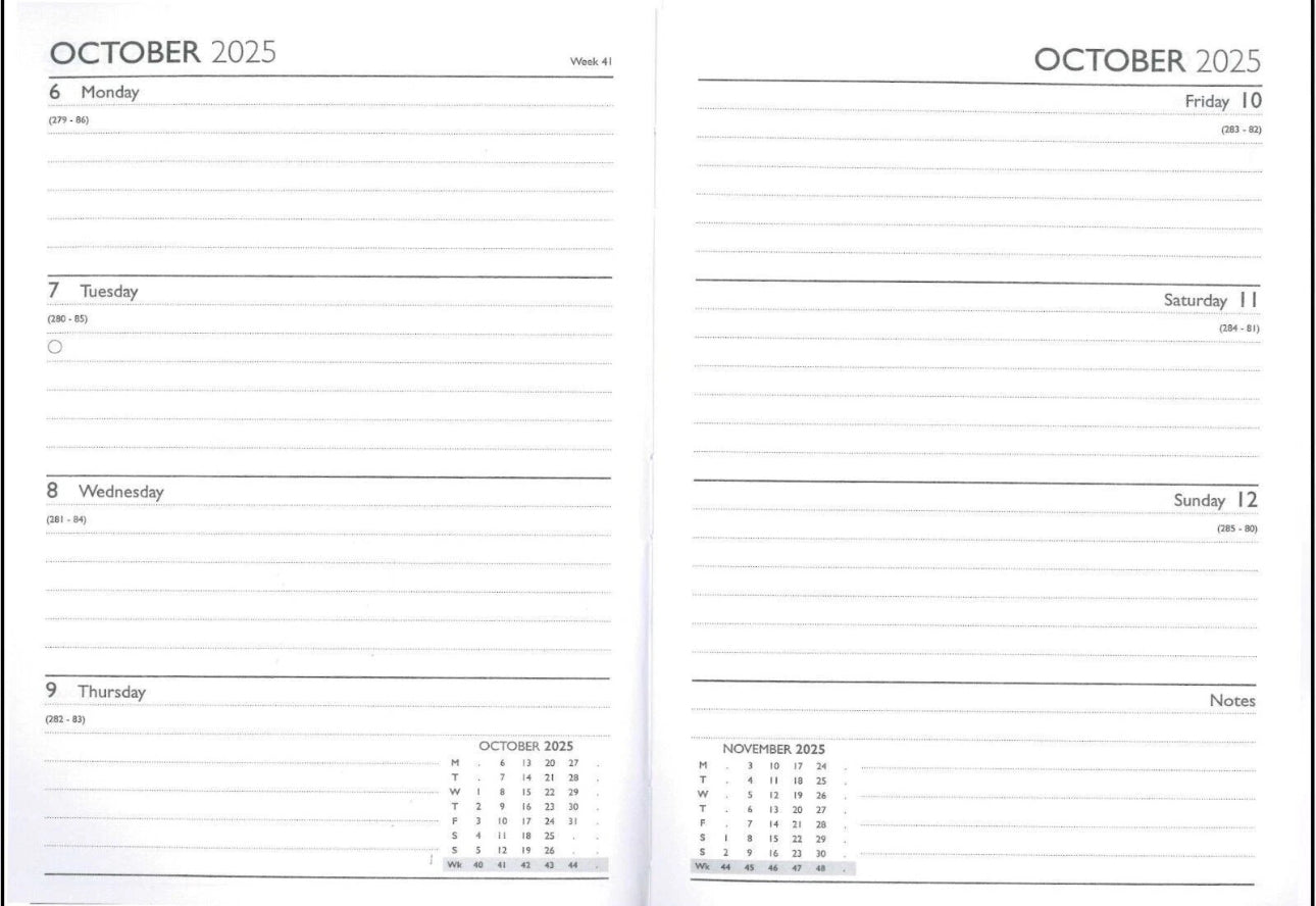 Academic Diary and Pen Set