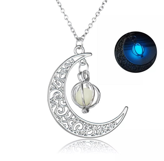 Halloween Pumpkin Night Glow Necklace