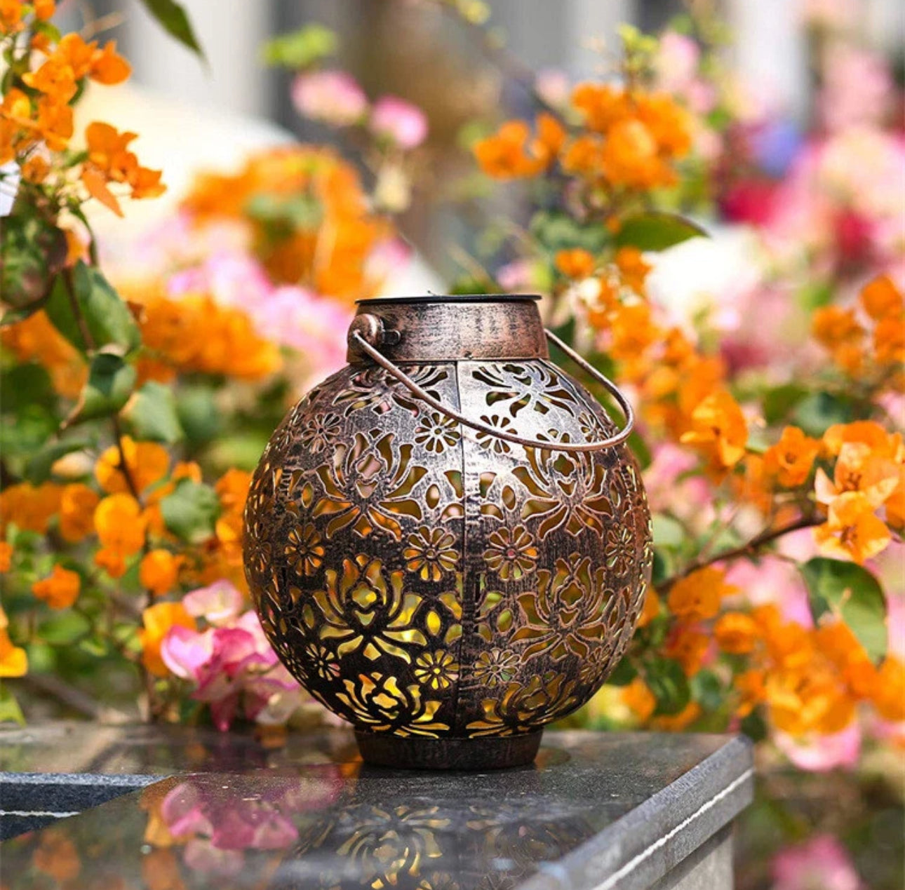 2pc Moroccan LED Lanterns