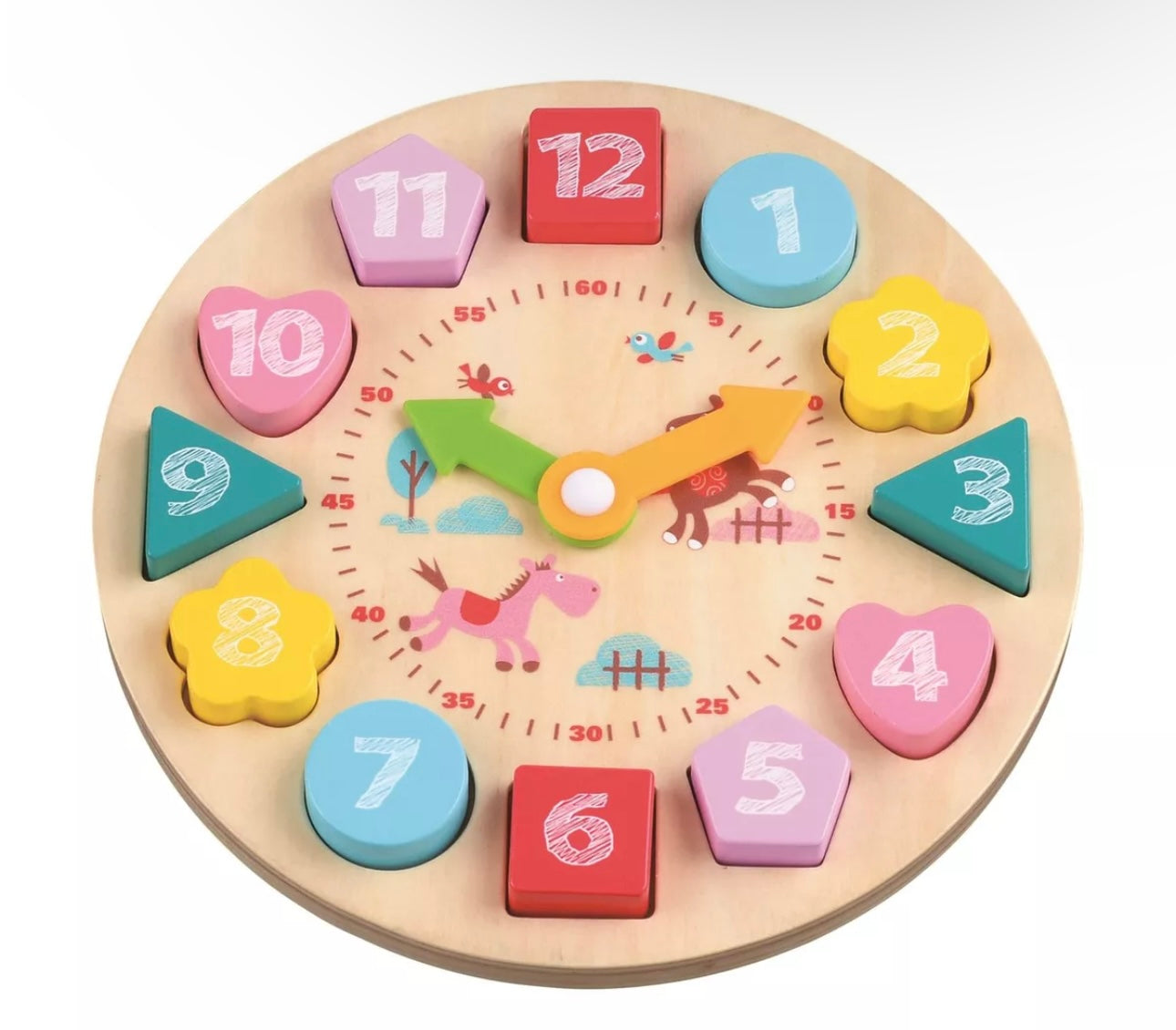 Wooden Learning Clock