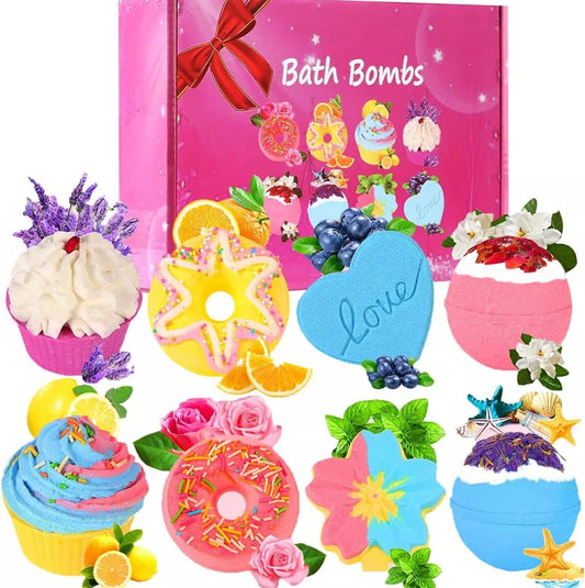 8pc Large Bath Bombs Gift Set