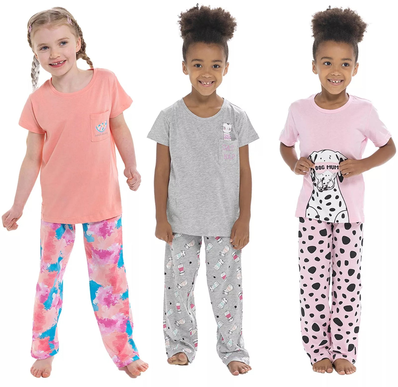 Girls Short Sleeve Pyjamas