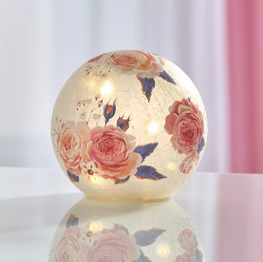 Light Up Rose Globe